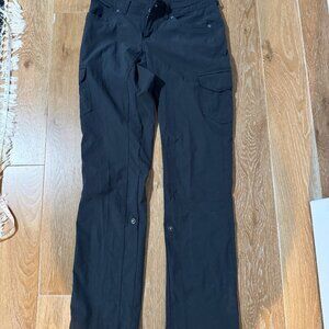 Gray Khul Freeflex Roll Up Pants 32" in-seam size 4